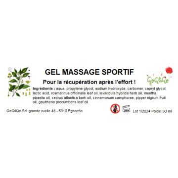 gel de massage sportif