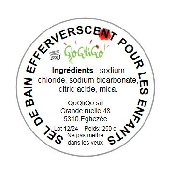 sel effervescent pour le bain
